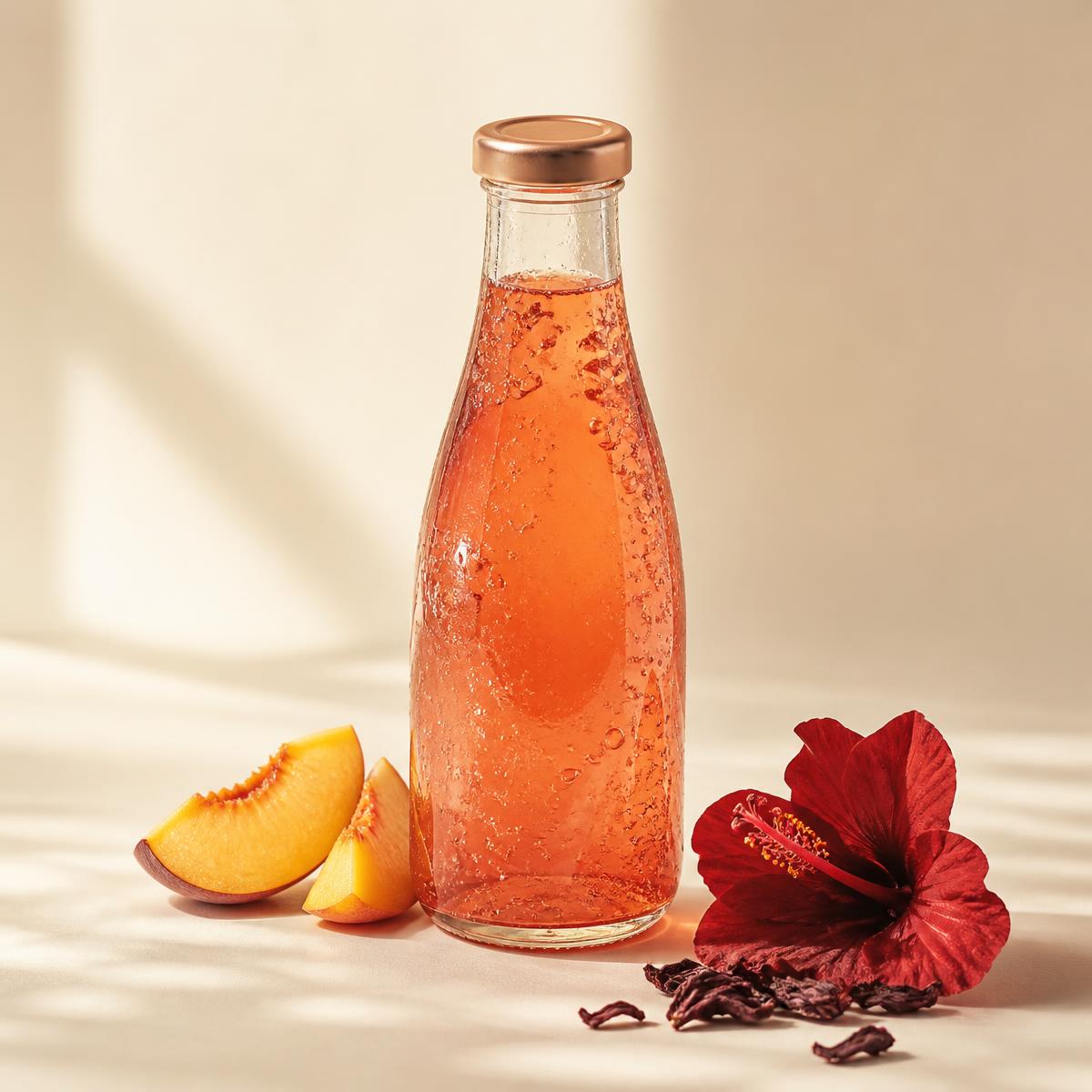 Chá Hibisco & Pêssego Gaseificado 269ml